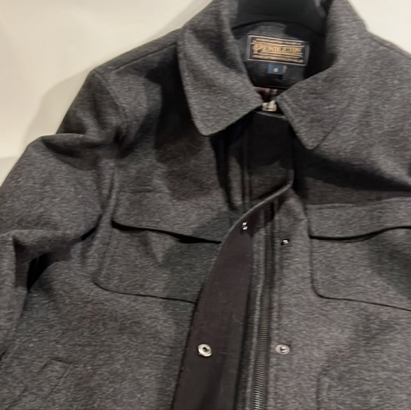 Wool Pendleton Pea Coat - Picture 2 of 4